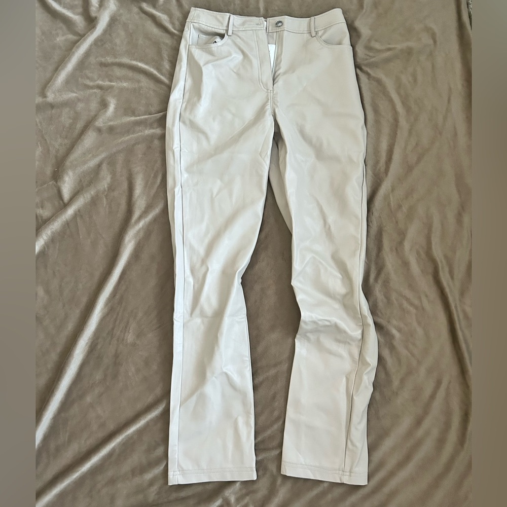 Never worn skinny jean leather pants